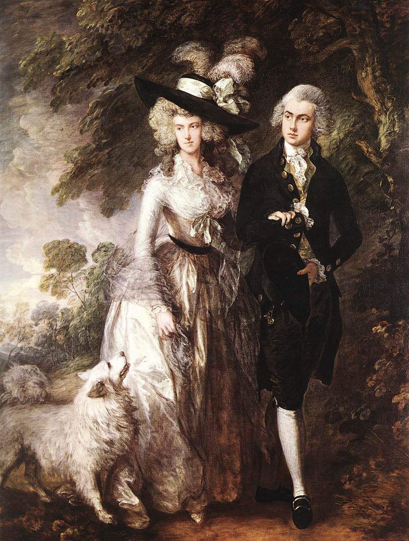 Mr. And Mrs. William Hallett by Thomas Gainsborough